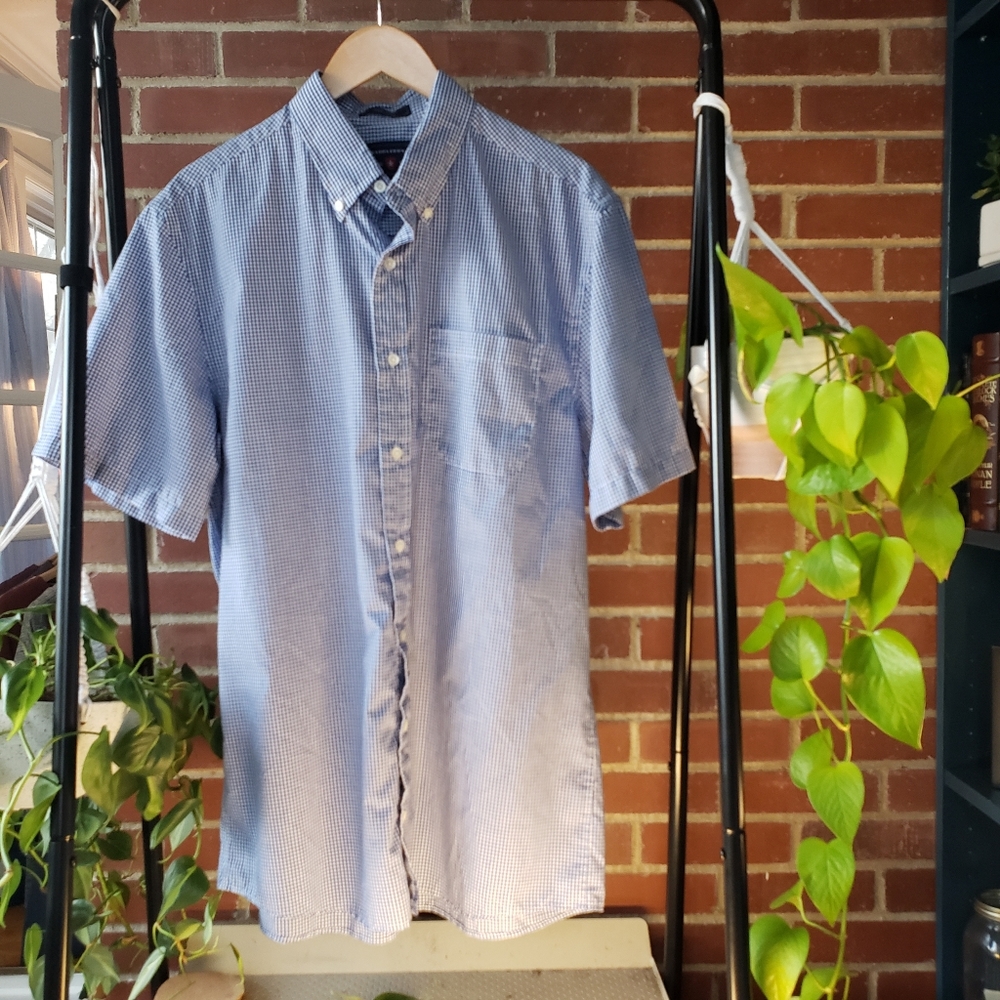 Patterned Short sleeve button up
